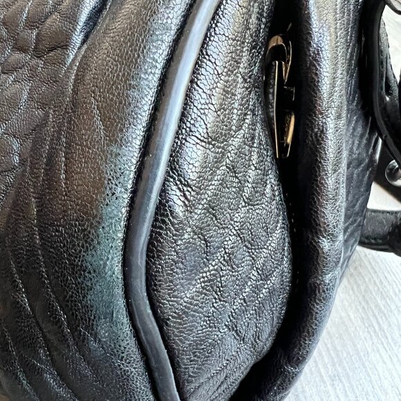 Authentic Alexander Wang Mini Pebbled Lambskin Rockie Black Silver Hardware Bag - Picture 10 of 13